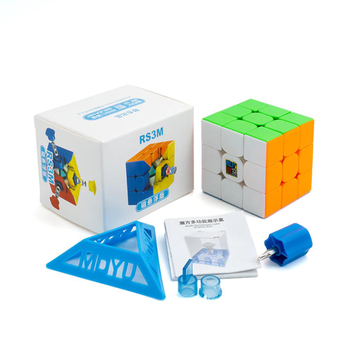 Moyu RS3M 3x3 Magnetic Original Speed Cube | Sticker less Puzzle Rubik's Cube |