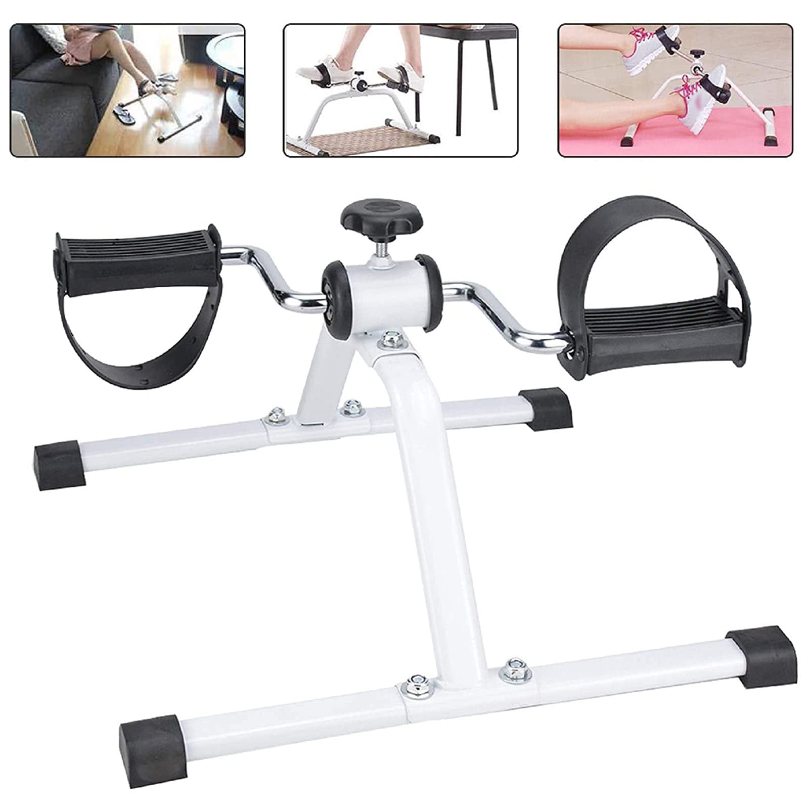 Mini Pedal Exerciser Cycle - White