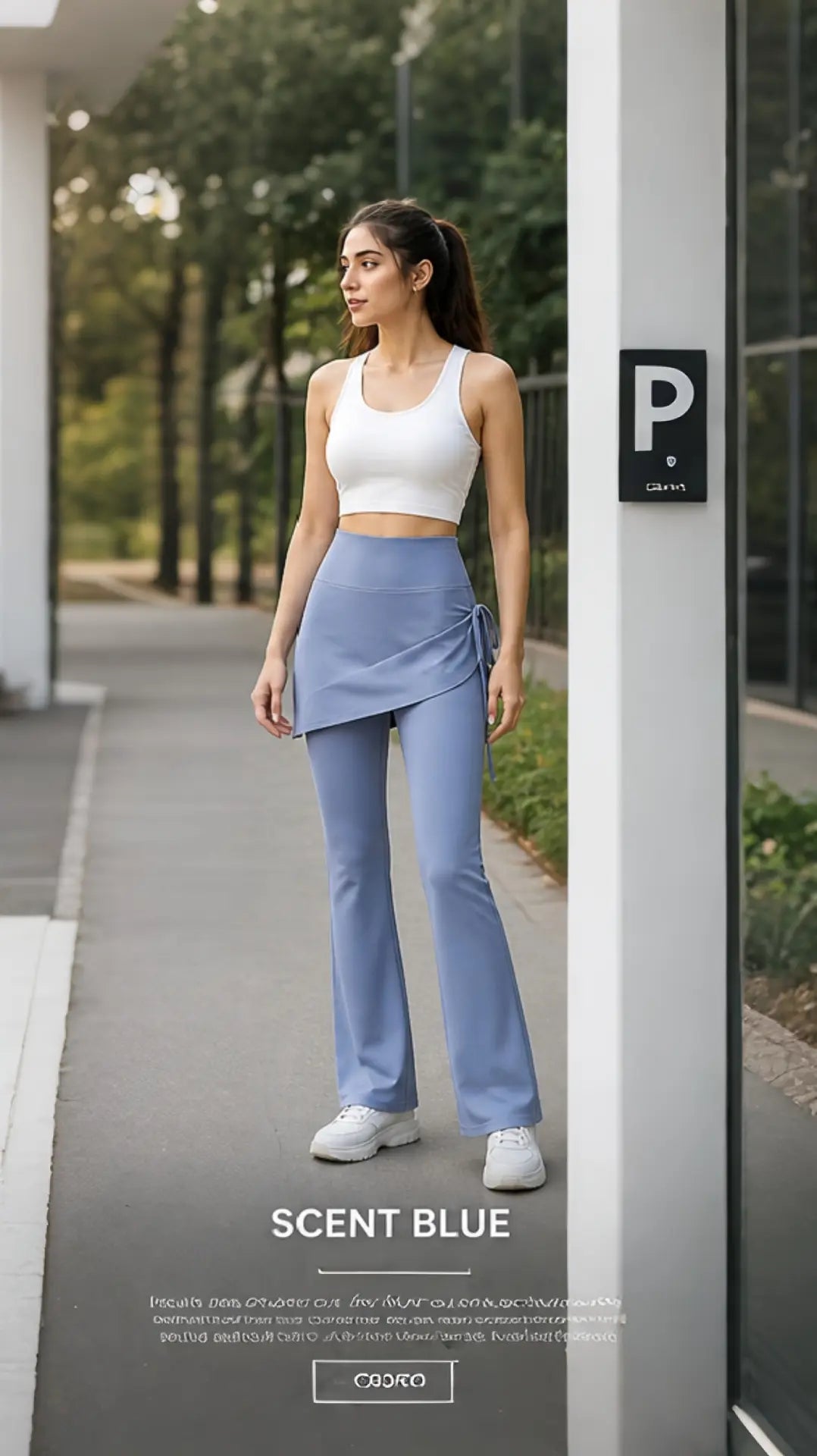 Yoga Skirt Trouser Workout Pant