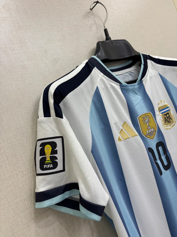 MESSI 10 ARGENTINA HOME FIFA CUP JERSEY 2026 (EMBROIDED LOGO)