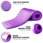 Yoga Mat Anti Slip 15mm 2 x 6 feet