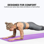 Yoga Mat Anti Slip 15mm 2 x 6 feet