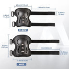 Skating Protection Set 6 Pieces Black