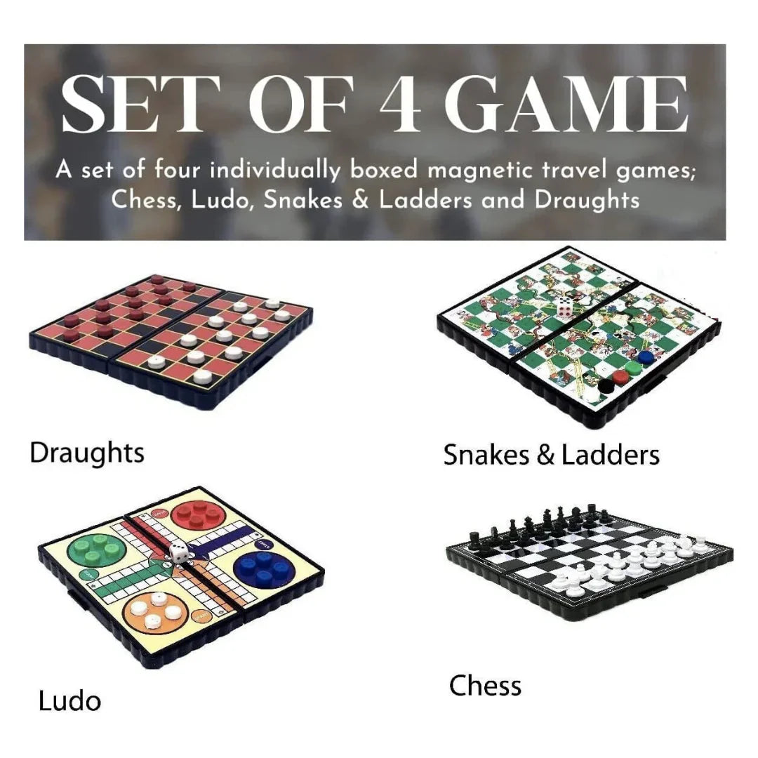 MAGNETIC CHESS AND LUDO