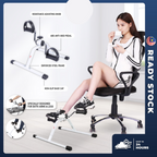 Mini Pedal Exerciser Cycle - White