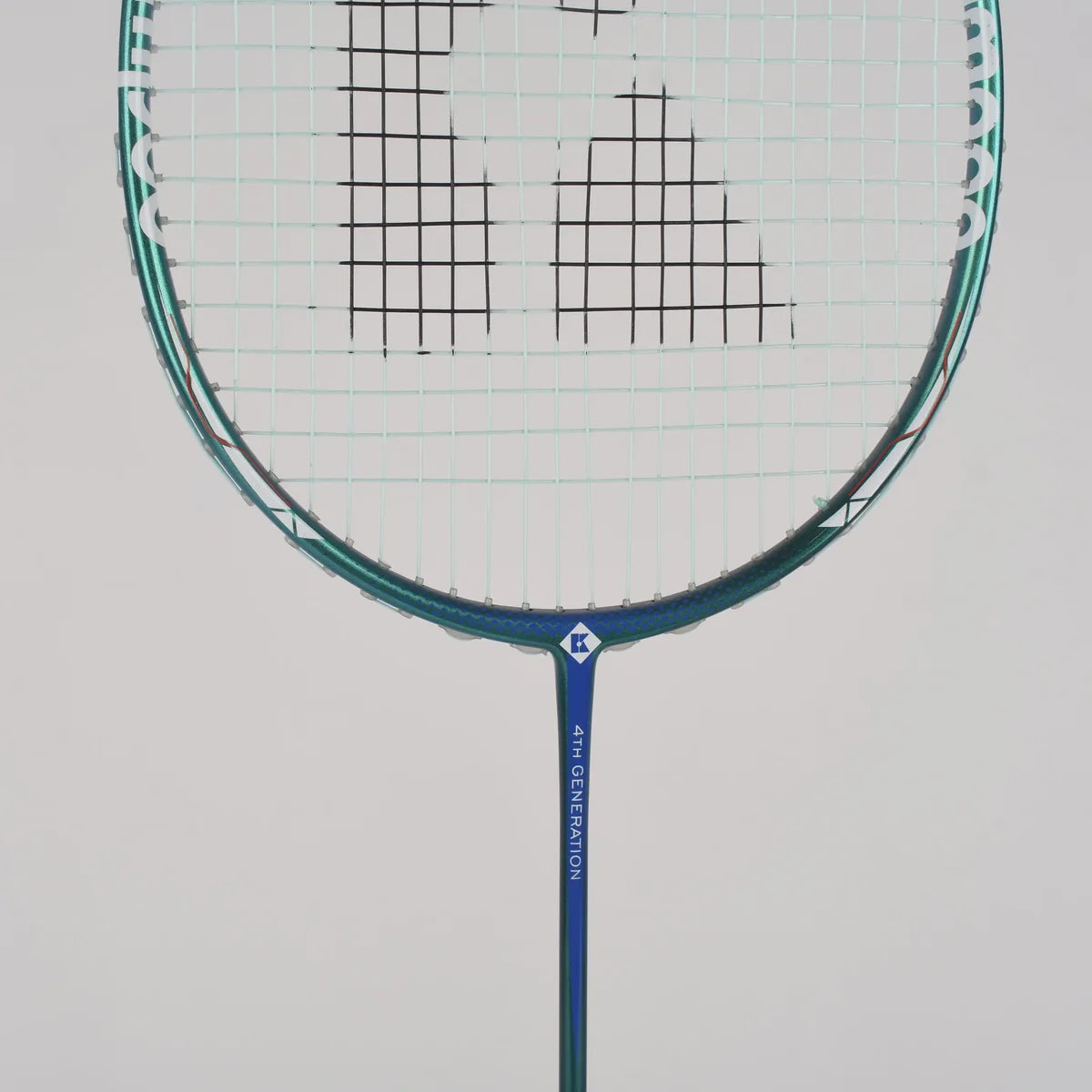 KUMPOO Badminton Racket Kevlaronex 84G Unstrung Cyan/Blue