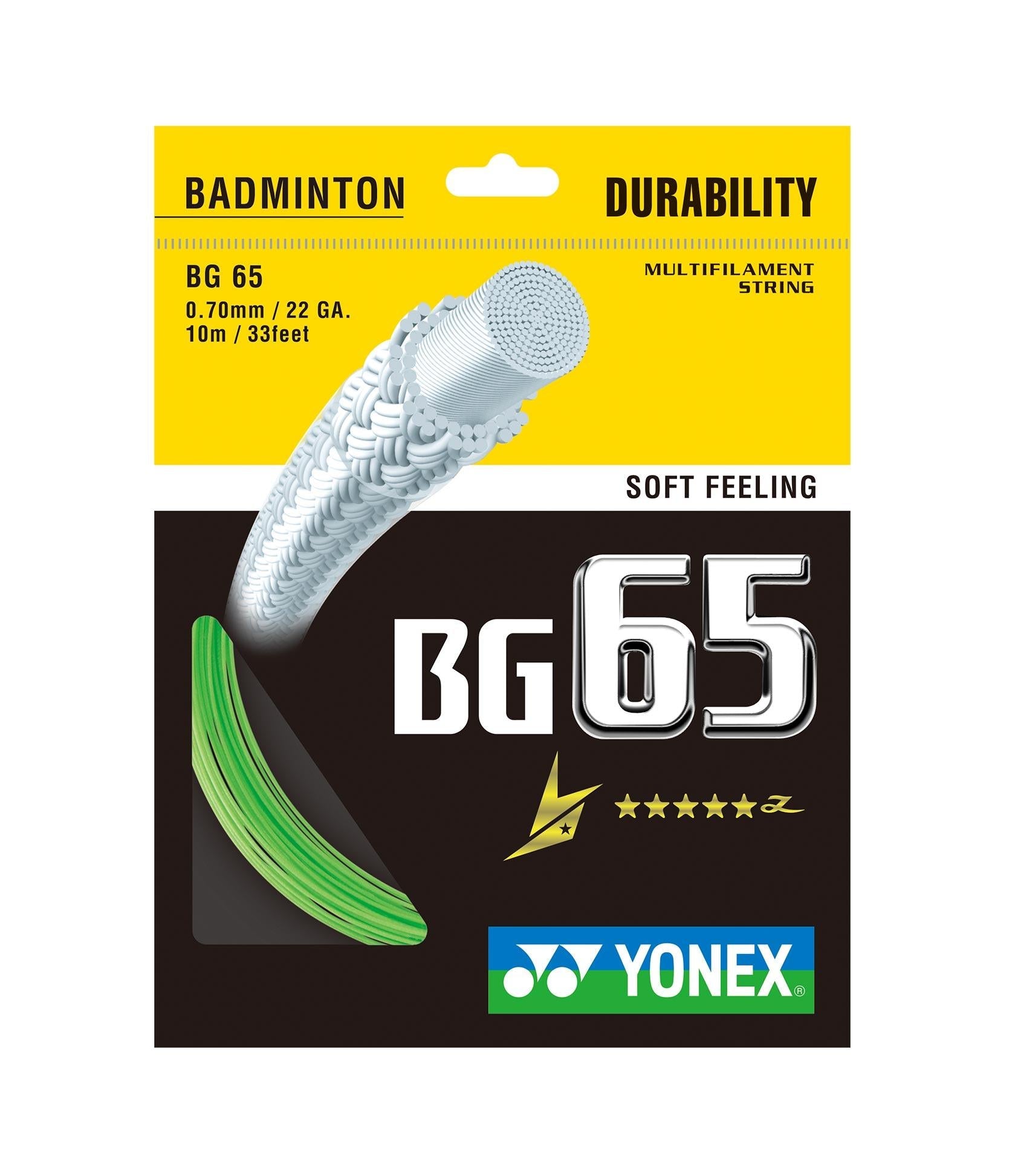 BADMINTON STRING BG65 YONEX