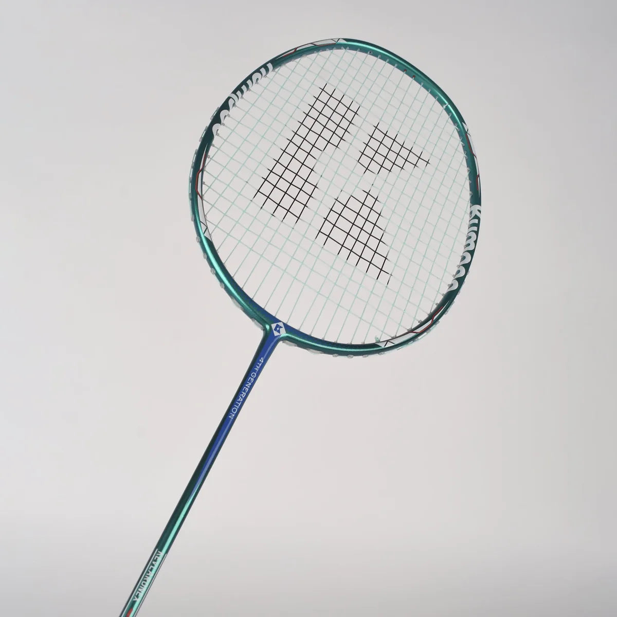 KUMPOO Badminton Racket Kevlaronex 84G Unstrung Cyan/Blue
