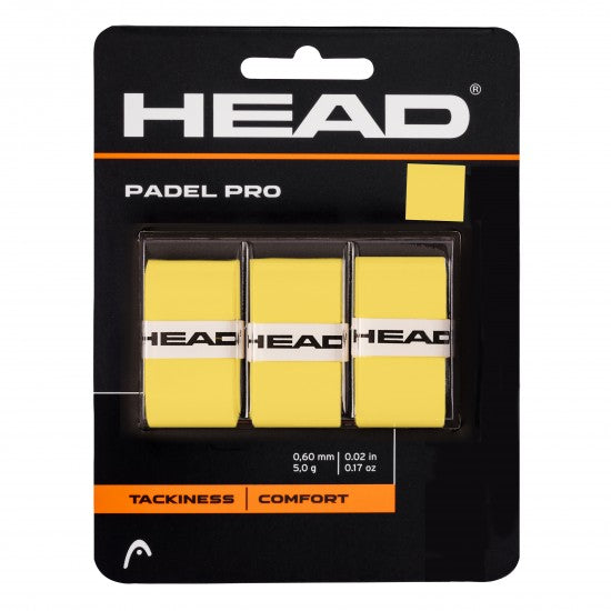 HEAD PADEL PRO OVERGRIP - YELLOW by HEAD - Sports Zone