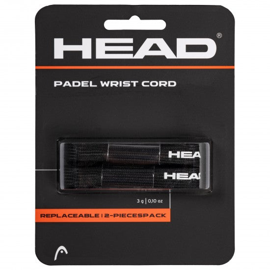 HEAD REPLACEABLE PADEL CORD 2pcs - BLACK by HEAD - Sports Zone