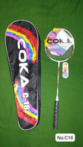 COKA C-18 Badminton Racket with Cover