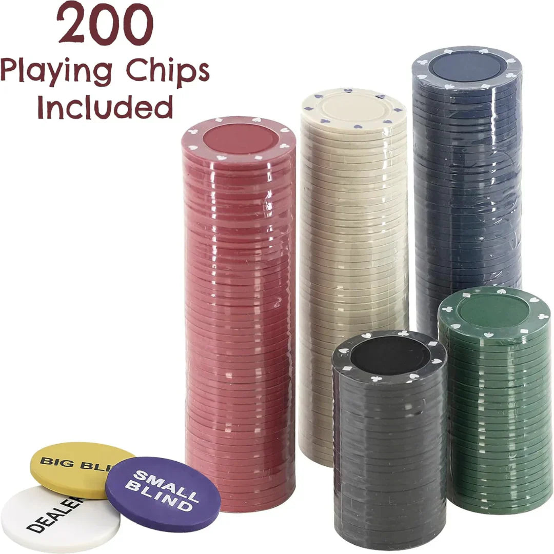 POKER GAME TIN PACK 200 PIECES