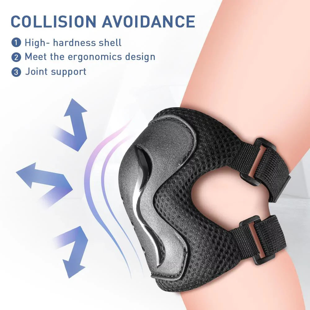 Skating Protection Set 6 Pieces Black