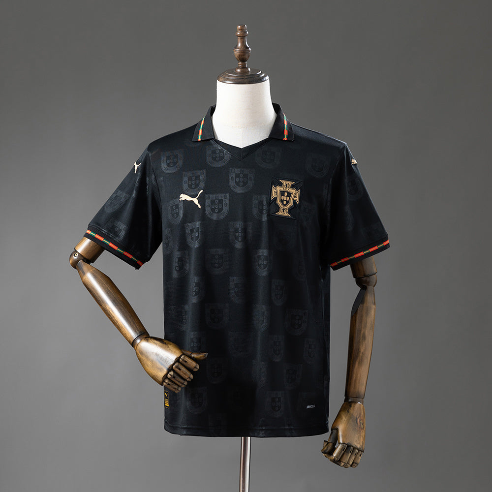 RONALDO 7 PORTUGAL N BLACK EMBROIDED JERSEY 2026