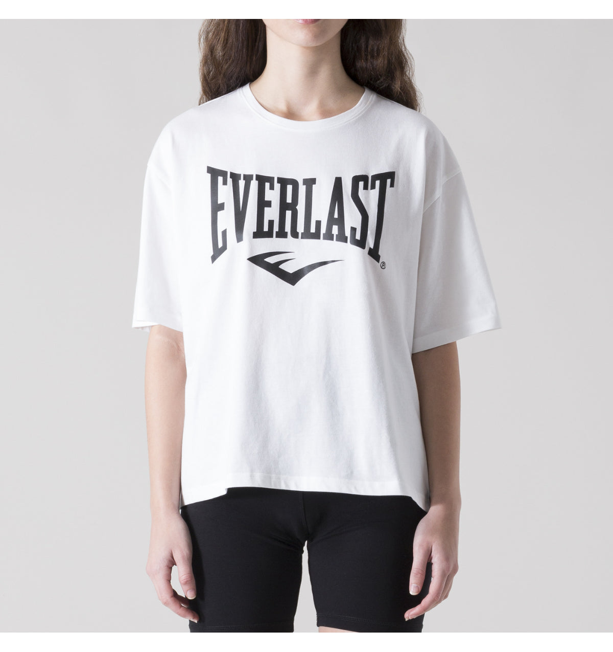 LADIES Oversize T-shirt Logo - White