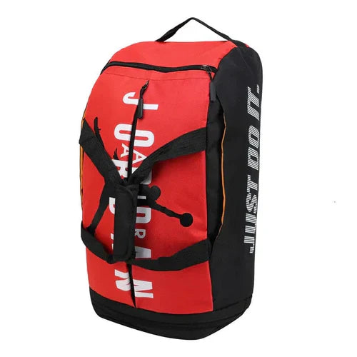 Jordan 2 in 1 Backpack & Duffel Bag | Gym Bag | Red And Black