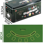 POKER GAME TIN PACK 200 PIECES