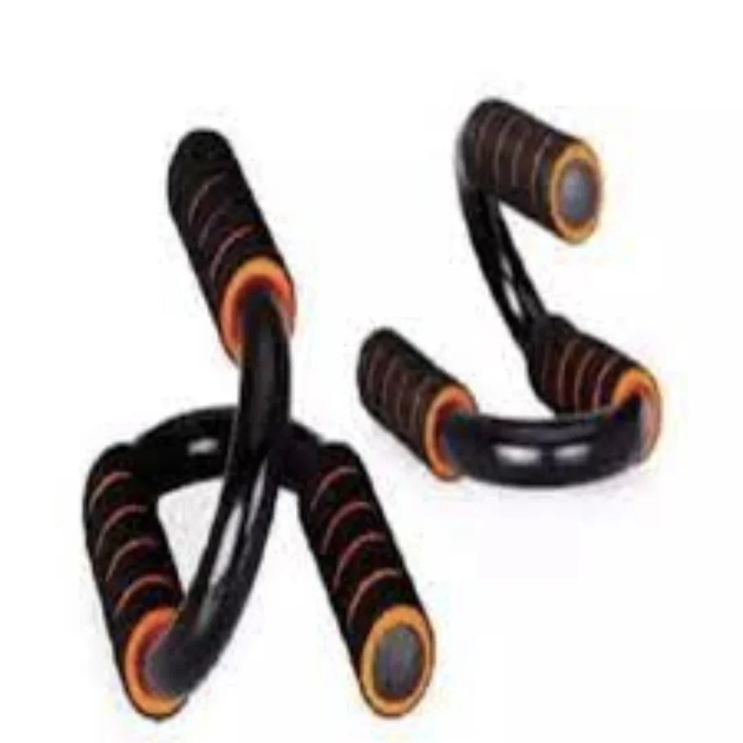 Pushup Steel Strong Stands with Soft Foam Grip and Non-Slip Bars Chrome bars
