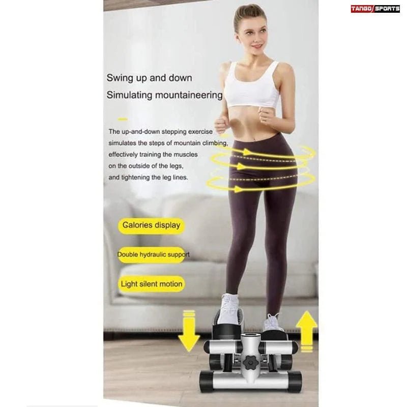 Mini Fitness Twist Stepper Electronic Display Home Exercise Workout Machine