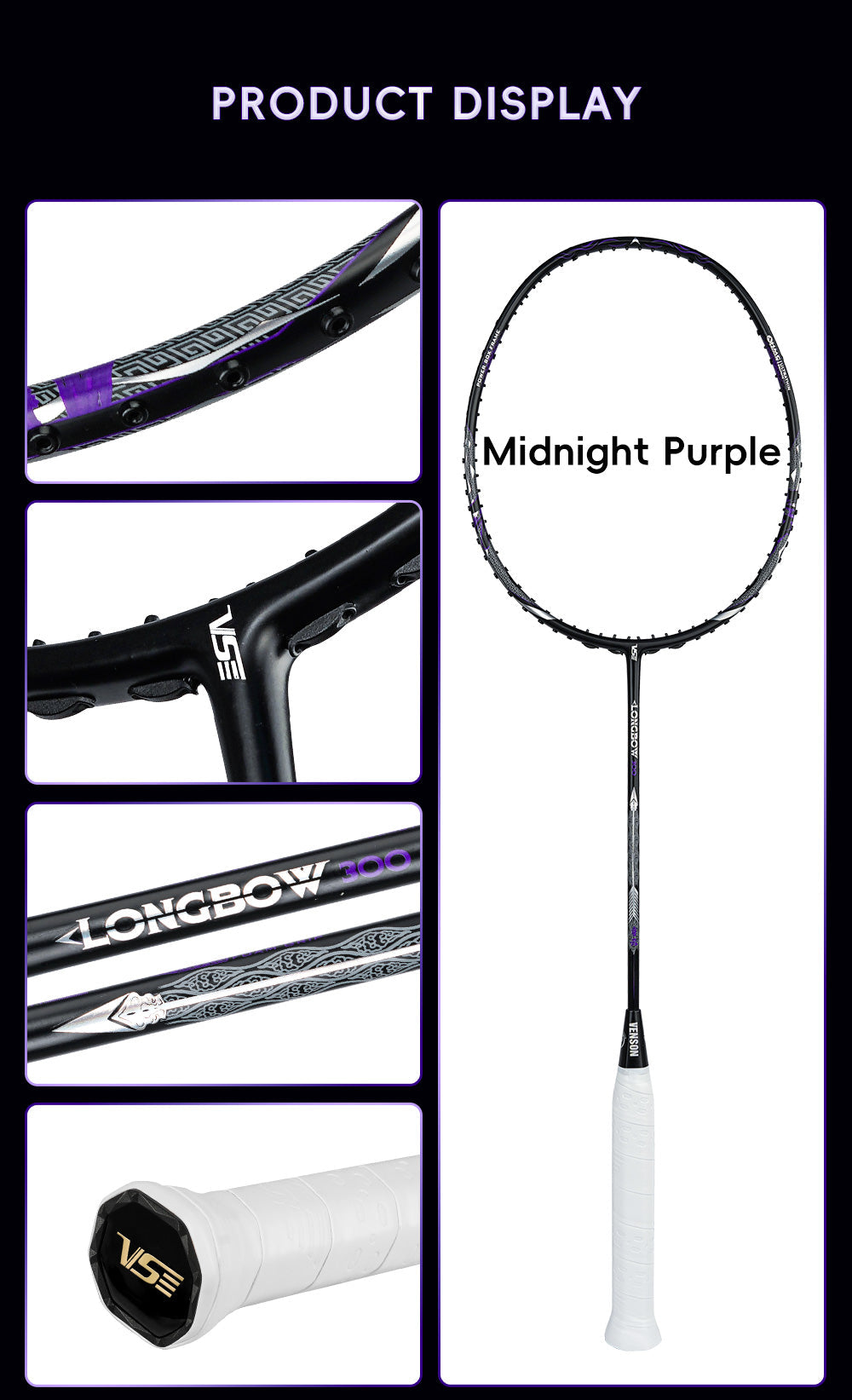 VS LONGBOW 300 Badminton Racket - Sports Zone