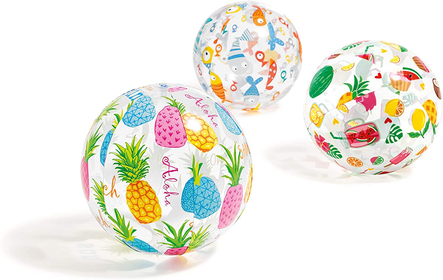 INTEX Lively Print Beach Balls ( 20" )
