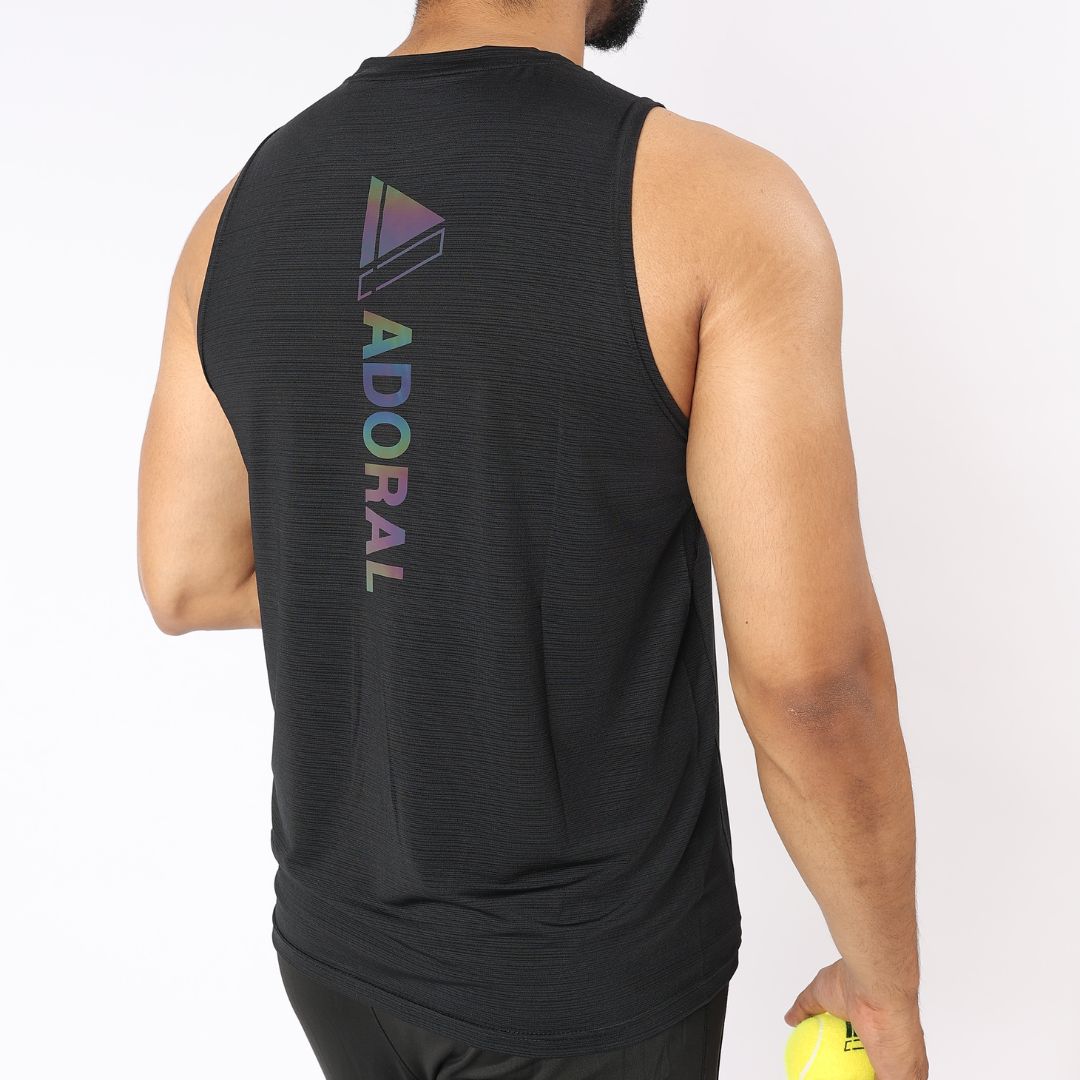 ADORAL DRY FIT SLEEVELESS  BLACK (IMPORTED)