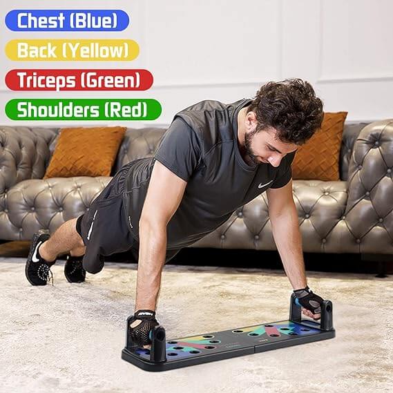 PUSHUPS BOARD MULTI FUNCTION 9 IN 1 | Foldable Push Up Board