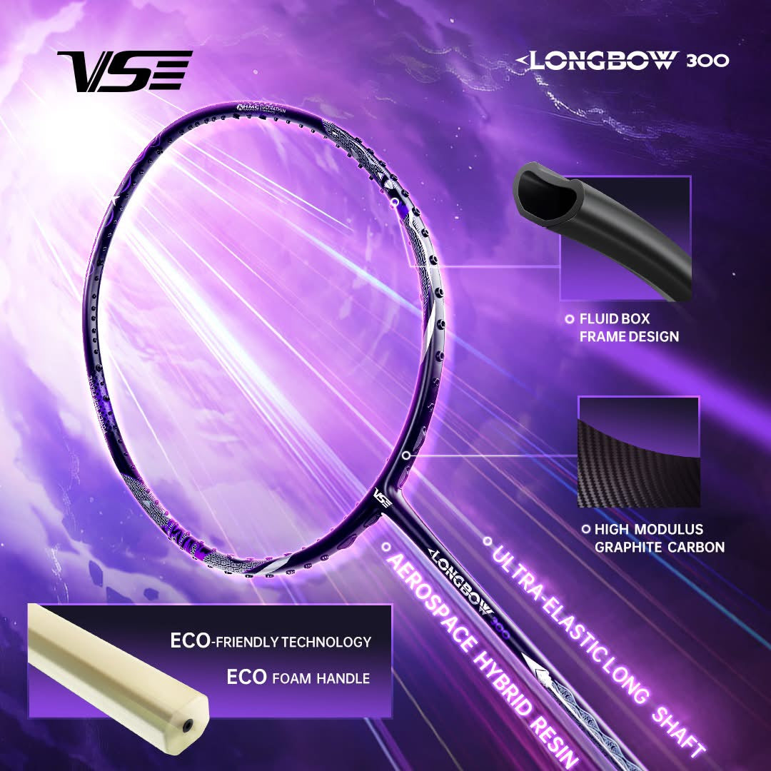 VS LONGBOW 300 Badminton Racket - Sports Zone