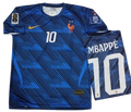 Mbappé 10 France Home World Cup Jersey (Sublimation)