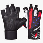 DMoose Fitness Workout Gloves - Gym Gloves for Weightlifting, Training, Pull-ups, and Fitness - Weight Lifting Gloves for Men & Women - with or Without Wrist Support - Breathable Training Gloves