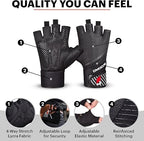 DMoose Fitness workout gloves for men with wrist strap, sports gloves, palm protection gloves, gym gloves for bodybuilding, crossfit women and men