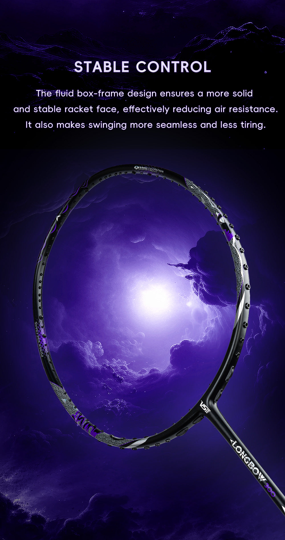 VS LONGBOW 300 Badminton Racket - Sports Zone