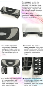 Aerobic Stepper Large Size 3 Step 27 Inches