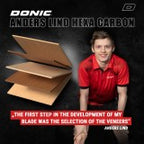 Donic ANDERS LIND HEXA CARBON Table Tennis Blade