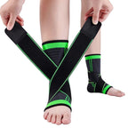 Ankle Support brace 1 pair (2 pieces) - Black Size  Medium  Large  XL