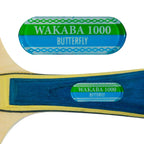 TABLE TENNIS RACKET BUTTERFLY WAKABA 1000