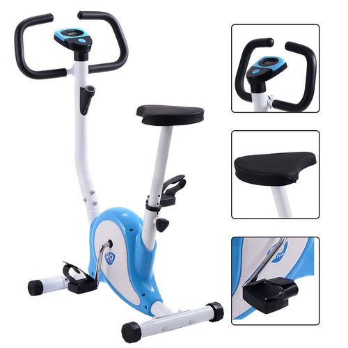 Cardio Fitness Sports Cycling Workout Exercise Cycle for Home - Blue