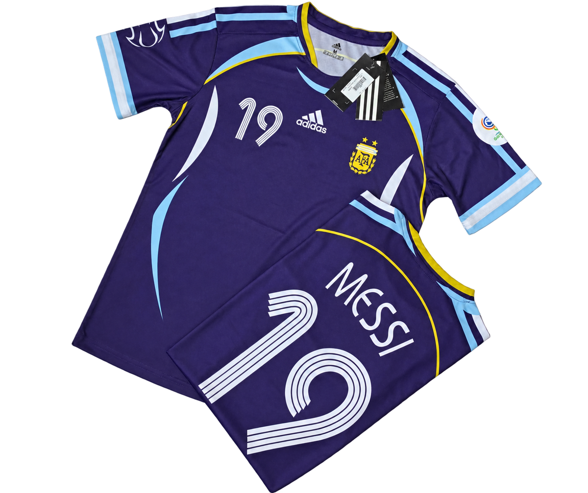 Messi 19 Argentina 2006 Away Jersey (Sublimation)
