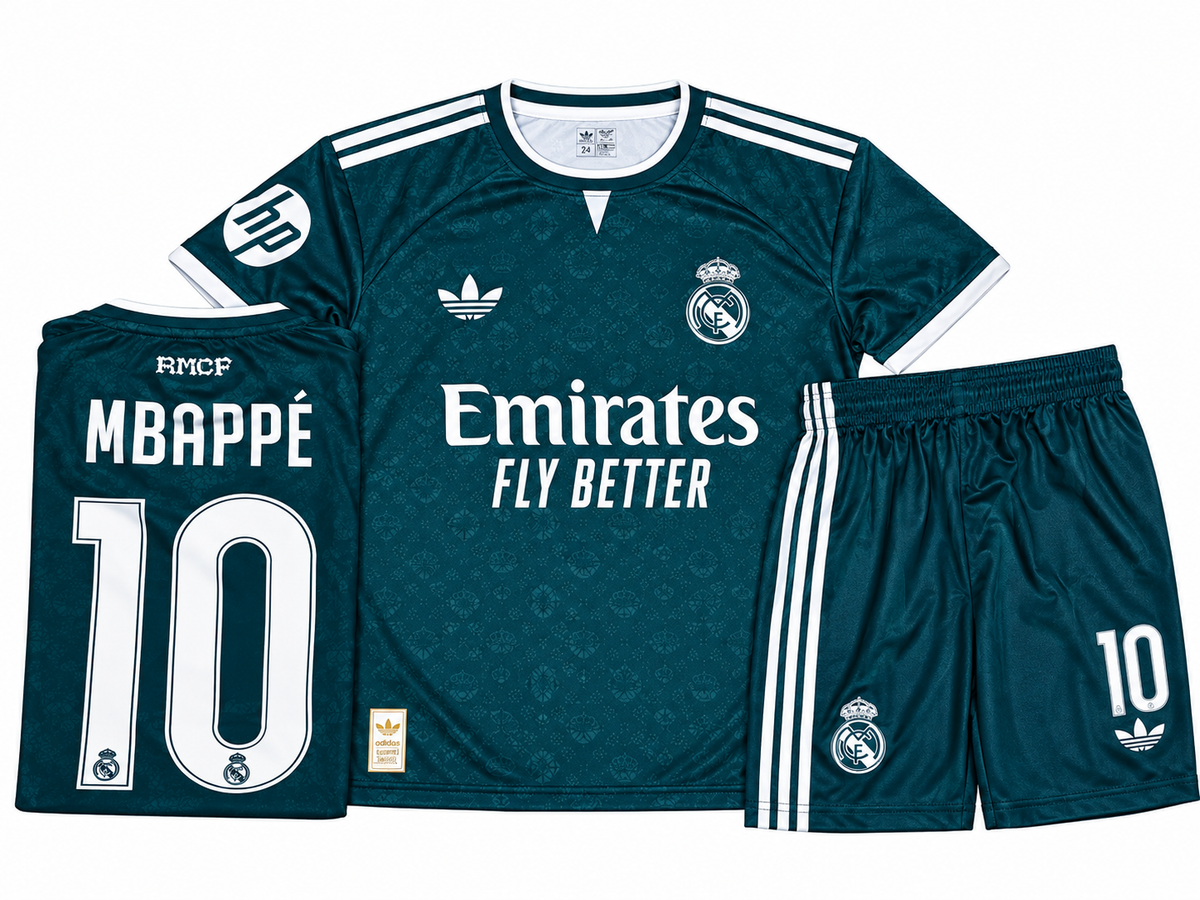 Mbappe 10 Real Madrid Away Kit Kids 26/27 (Sublimation)