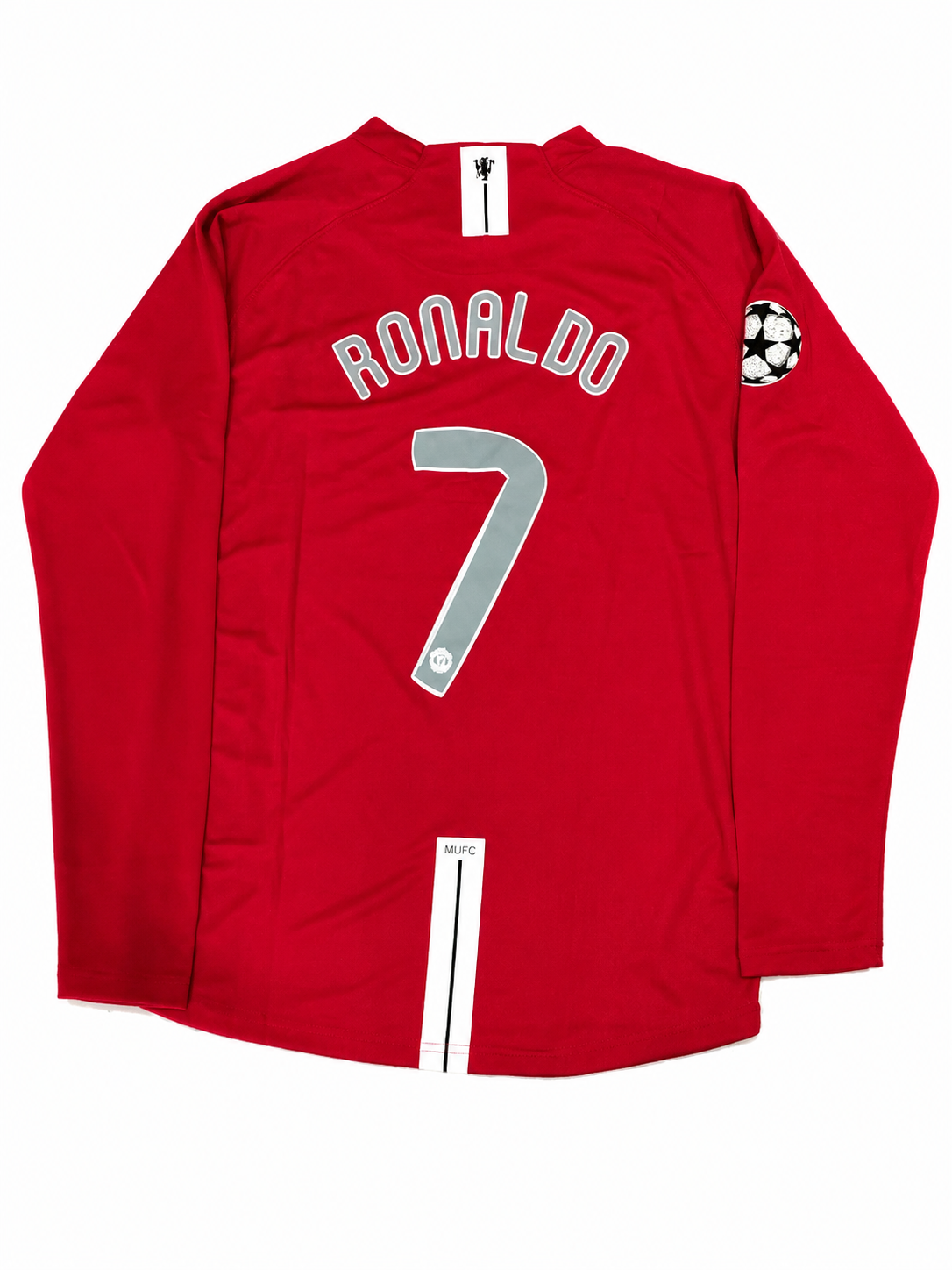 Ronaldo 7 Manchester United 2008 Retro Jersey Full Sleeve (Embroidery Logo)