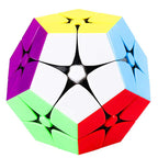 D ETERNAL 2x2 Megaminx Speed Stickerless Dodecahedron 2 by 2 Magic Cube Puzzle Toy