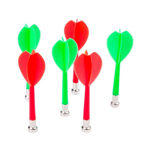 D ETERNAL Magnetic Dartboard Board Game Set - Bullseye Dart Board with 6 pcs Safe Darts for Indoor and Outdoor Game (40.5Cm Dia)