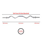 Barbell Ez Curling Rod 1 Inch Diameter 4 Feet
