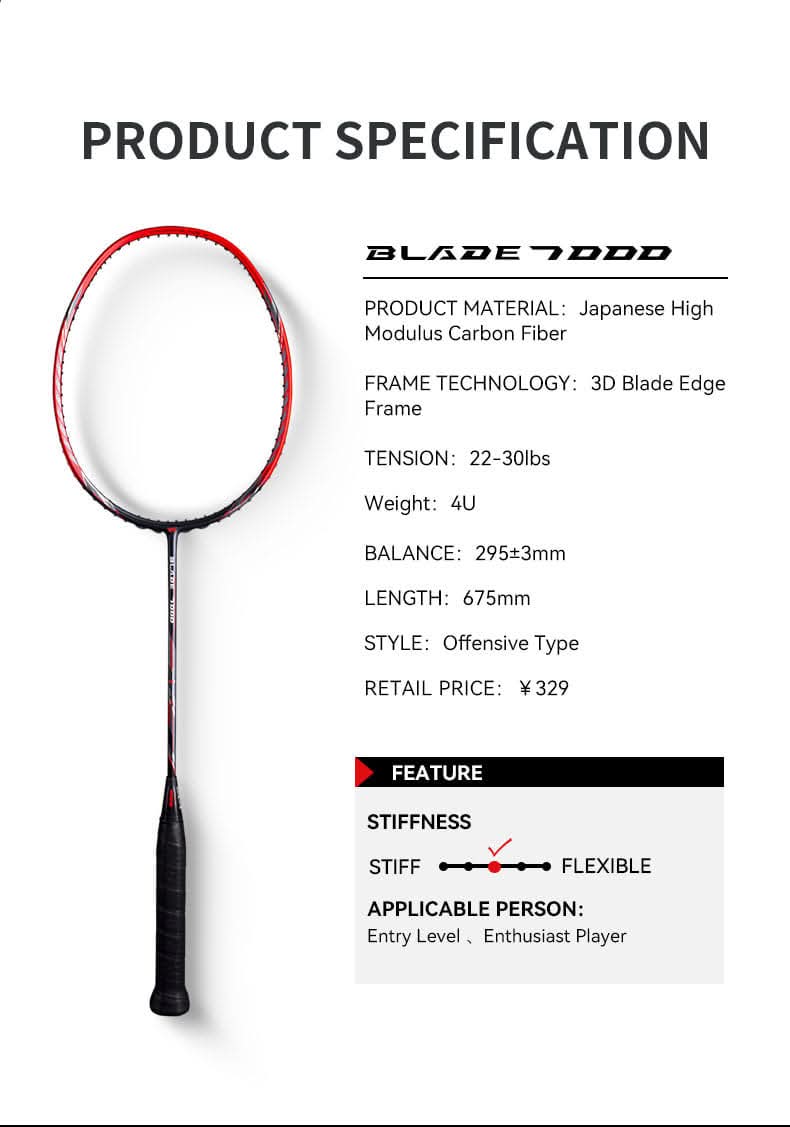 VS Blade 7000 Badminton Racket - Sports Zone