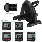 Exercise Mini Pedal Bike Multipurpose Exercise Bike - Black