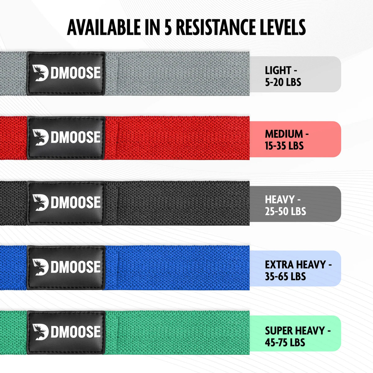 DMoose Fabric Resistance Bands
