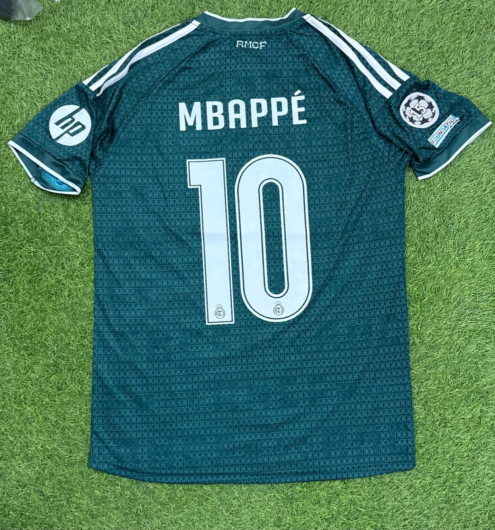 Mbappe Real Madrid Away Kit 26/27 – Half Sleeves, Embroidered Logos