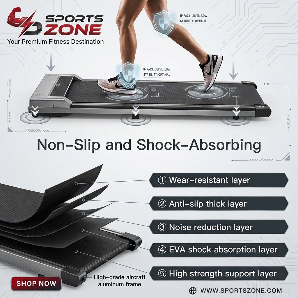 Sperax 3-in-1 Walking Pad Under Desk Treadmill 140 KG Capacity