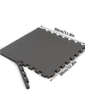 Gym Floor Mats - 4 Mats ( 2 x 2 Feet Each Mat) 12 mm to 25mm