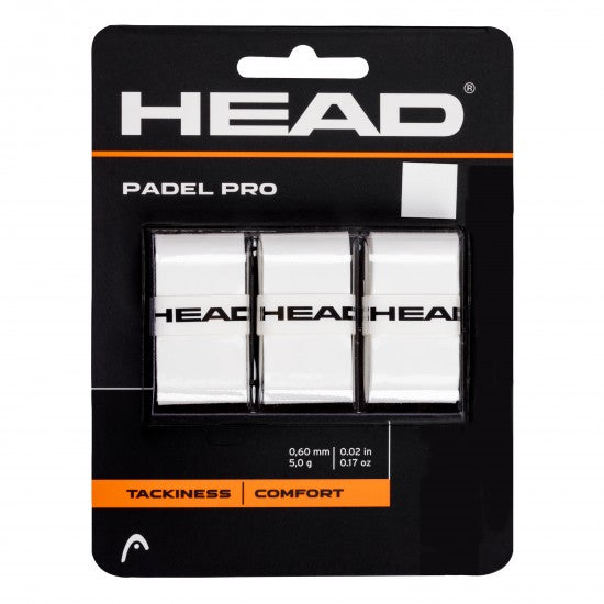 HEAD PADEL PRO OVERGRIP - WHITE by HEAD - Sports Zone